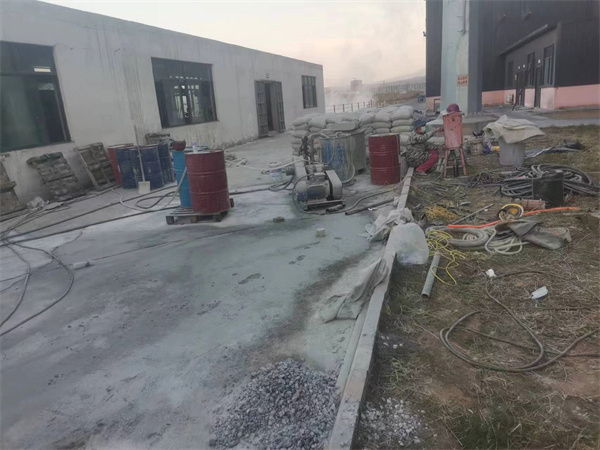环江厂房地基下沉注浆加固水泥水玻璃双液浆